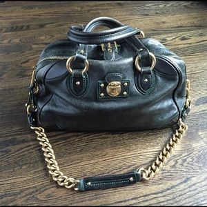 Marc Jacobs large satchel w/handles & chain strap